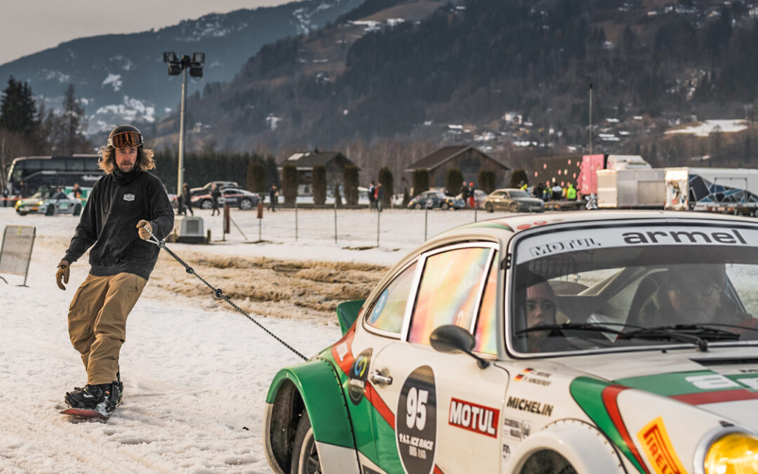 Half skiing, half driving, all rich people — this is the world’s coolest race!