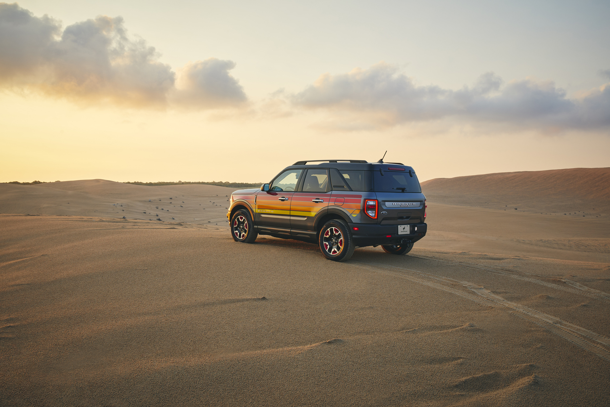 Preproduction Bronco Sport Free Wheeling with optional equipment shown