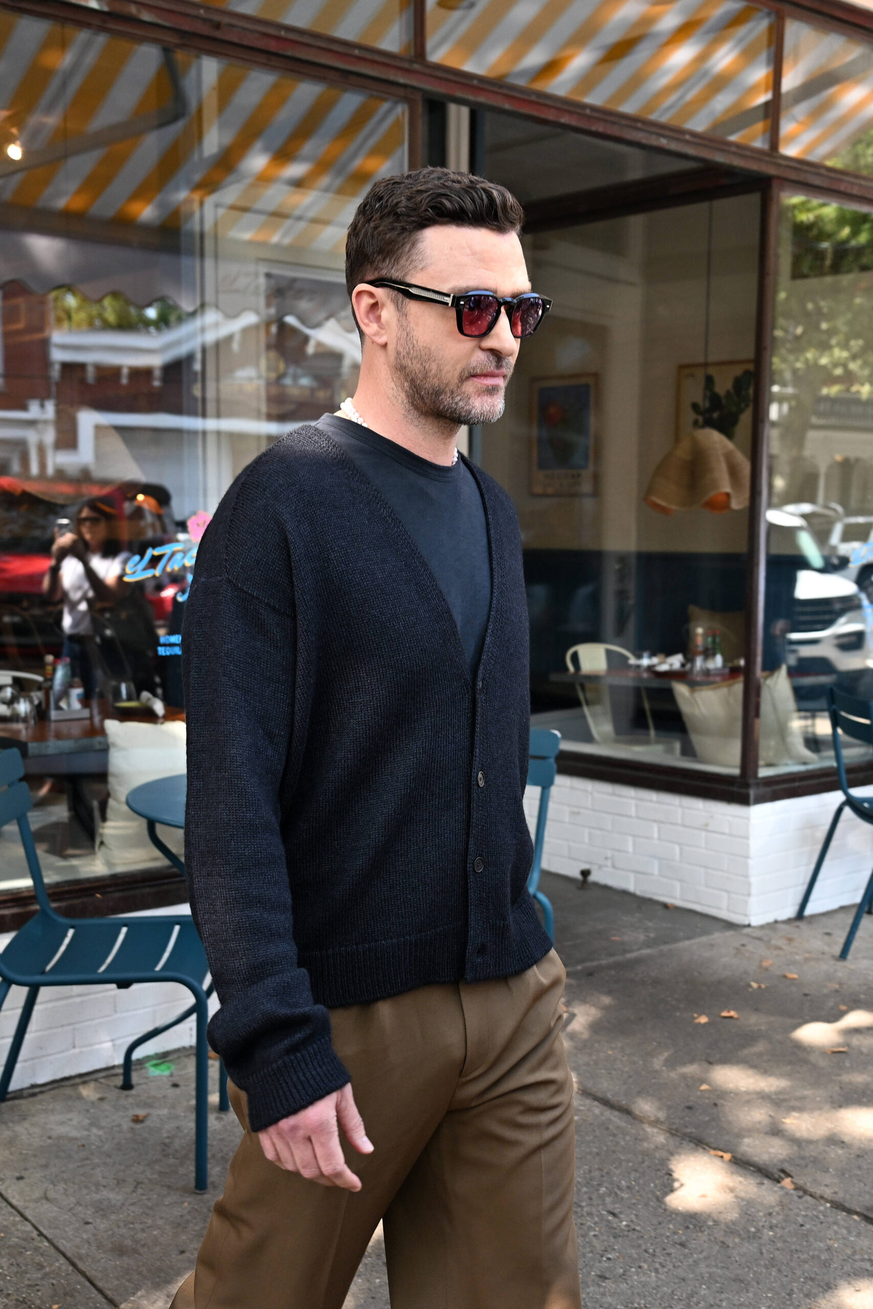 Justin Timberlake leaves Sag Harbour Justice Court, attending a court hearing after pleading to a lesser charge after hi Pamela Anderson