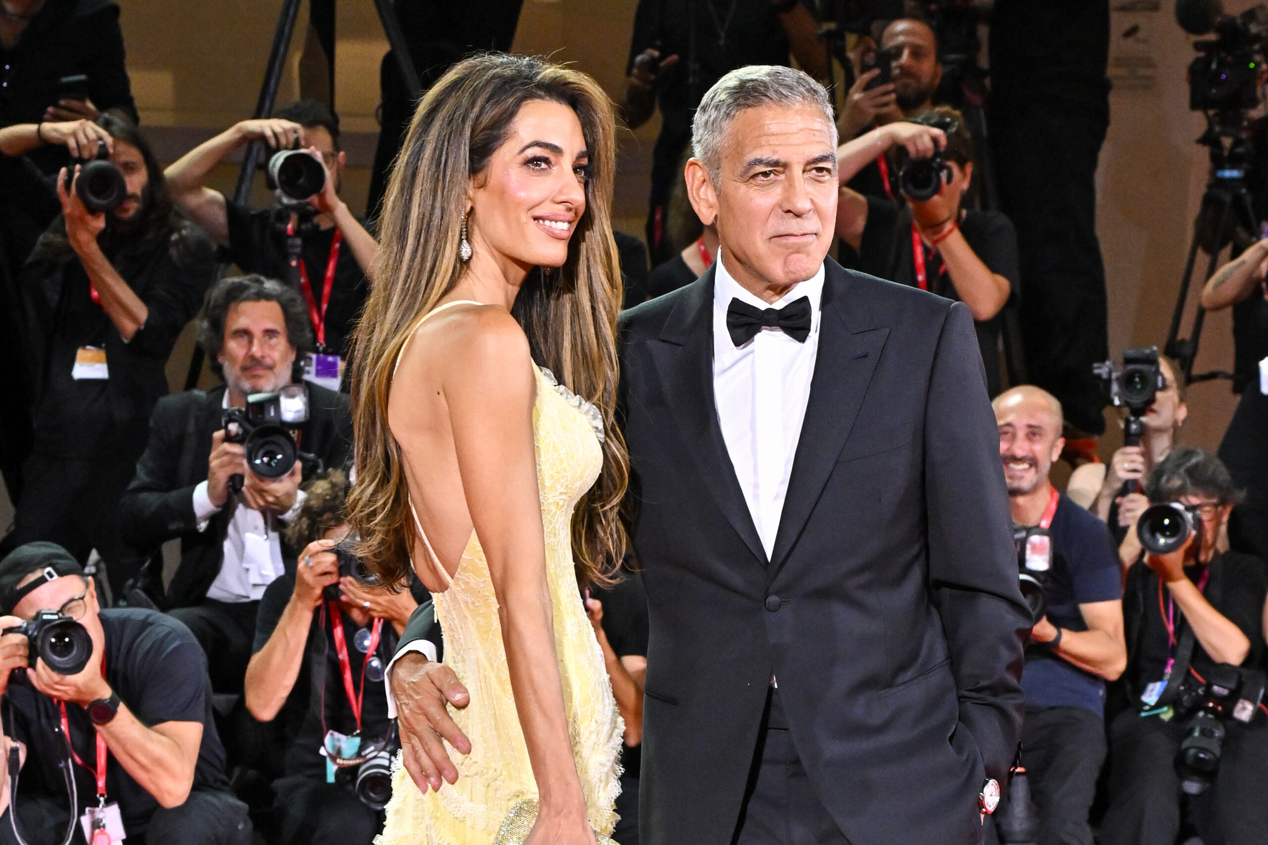 George and Amal Clooney"Wolfs" Red Carpet - The 81st Venice International Film Festival George and Amal Clooney