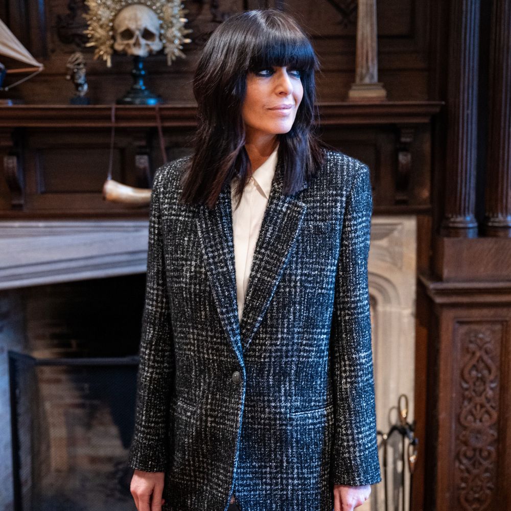 Claudia Winkleman Tweed Blazer AN