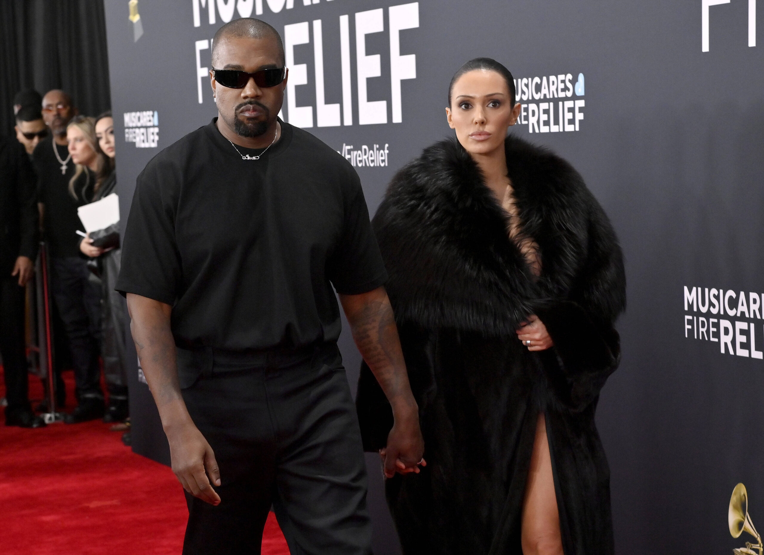 Kanye West and Bianca Censori