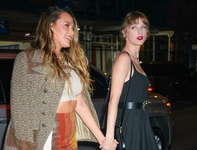 Celebrity Sightings In New York City - September 30, 2023 Taylor Swift Blake Lively