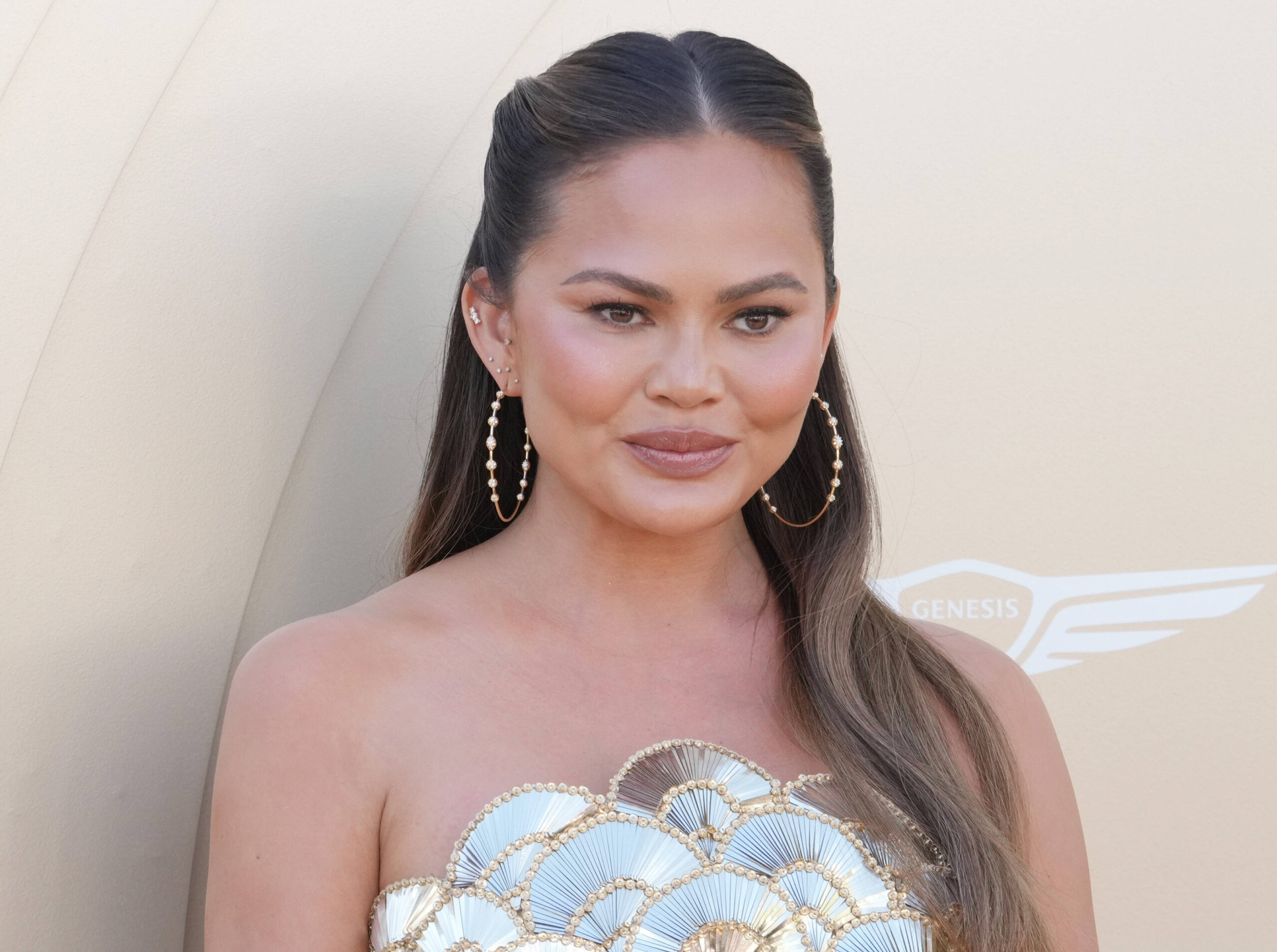 CA: Gold House 4th Annual GOLD GALA - Arrivals Chrissy Teigen arrives at the Gold House 4th Annual GOLD GALA held at the Jennifer Aniston