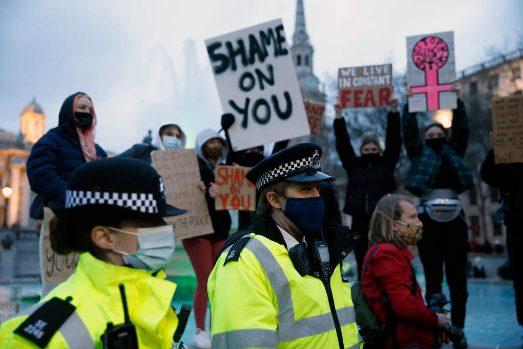 Met Police Criticised Over Response To Sarah Everard Vigil Met police