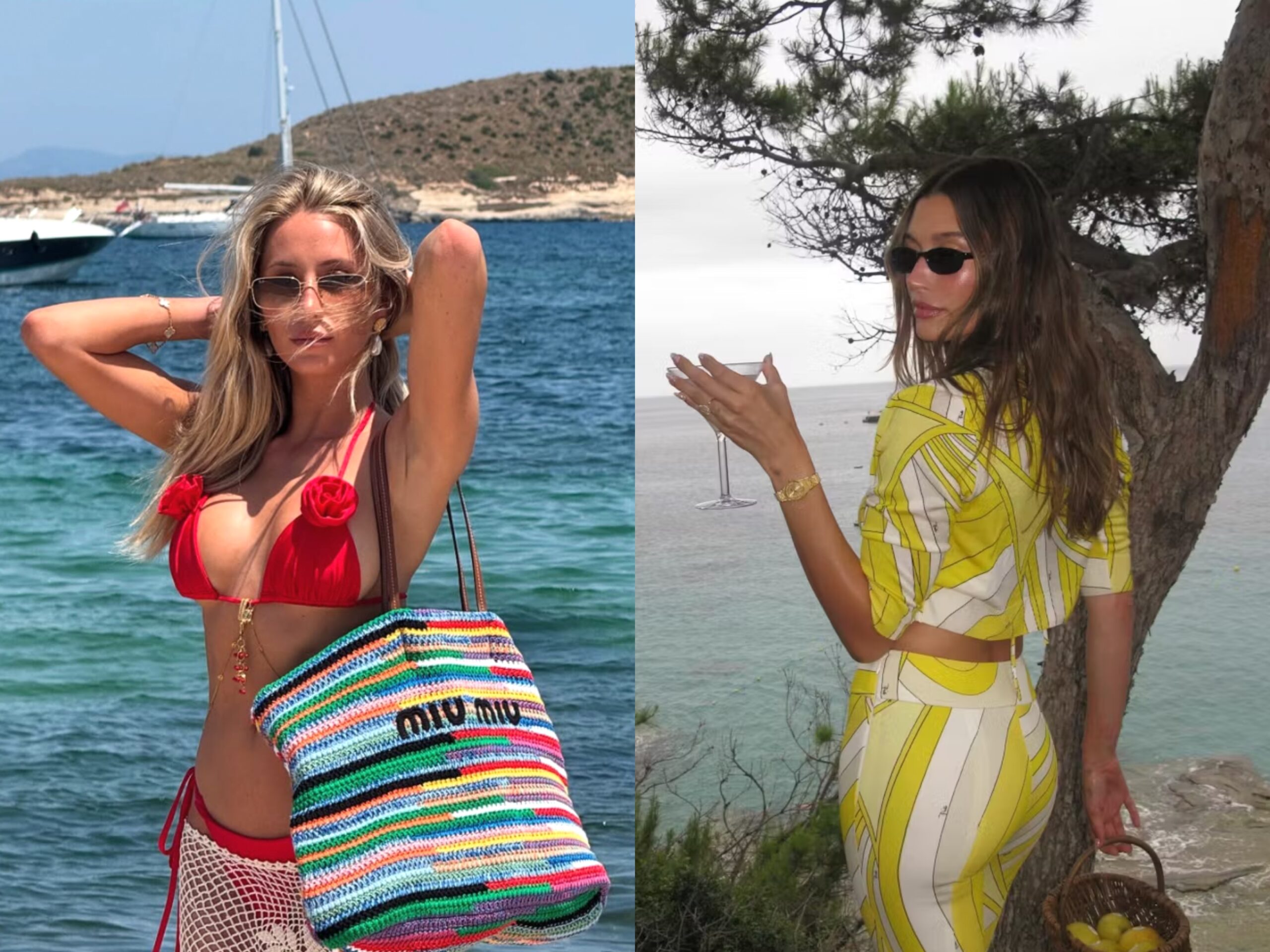 Mallorca Alix Earle and Hailey Bieber