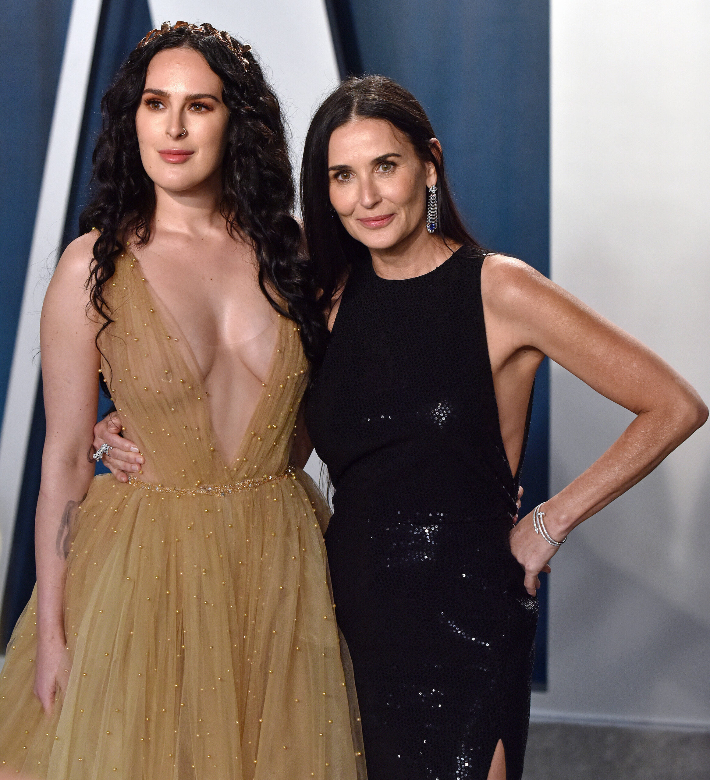 Rumer and Demi Moore